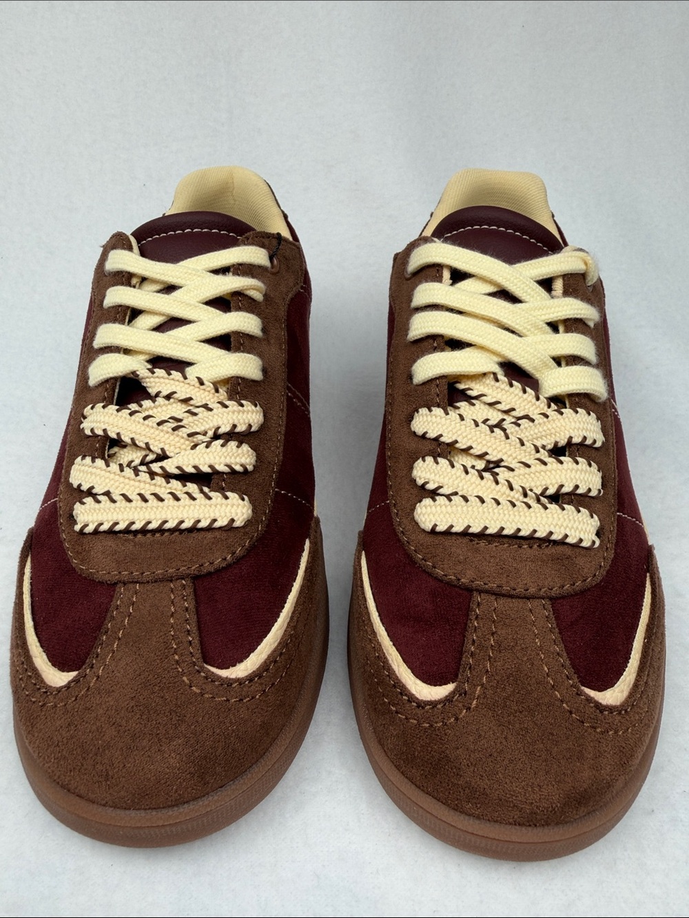 Zara Women’s Burgundy Red Brown Sneakers Size 7.5 Brand New - Picture 14 of 16